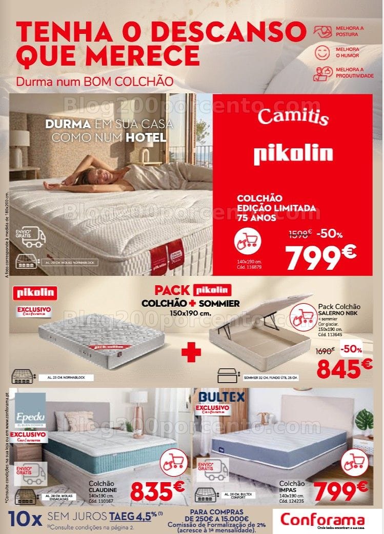 Antevisão Folheto CONFORAMA Promoções de 30 julho a 26 agosto